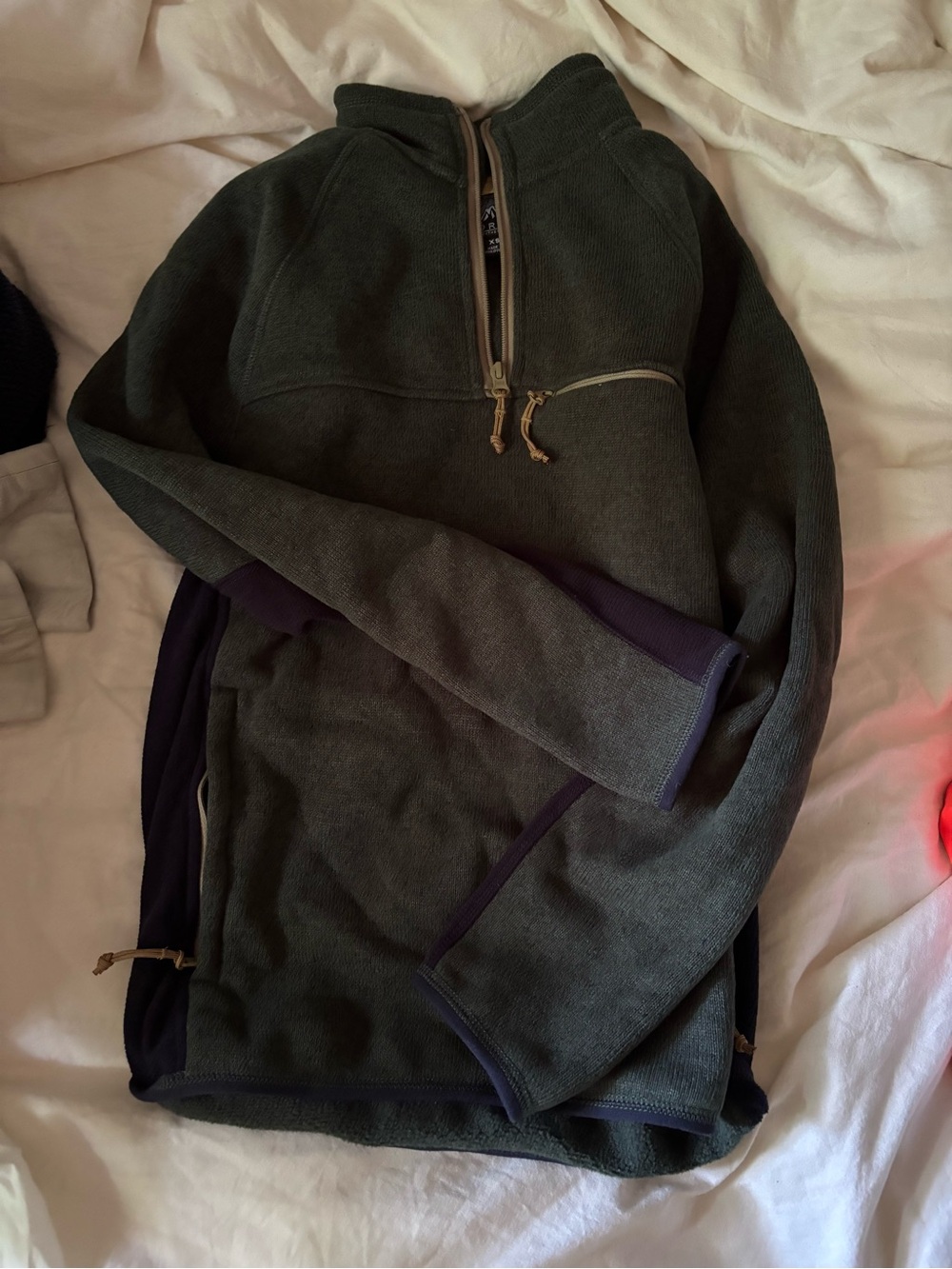 Women’s Half-Zip Fleece Pullover - Dark Olive
